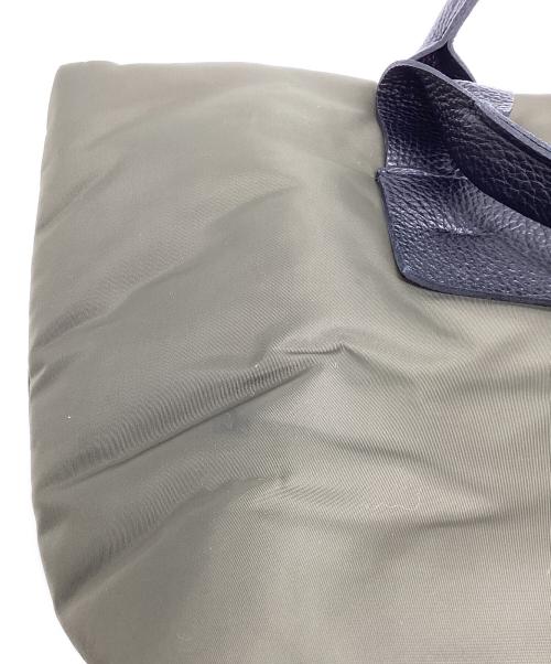 FEEL AND TASTE（フィールアンドテイスト）FEEL AND TASTE (フィールアンドテイスト) Ellsトートバッグ/中綿ボンディング加工トートバッグ カーキの古着・服飾アイテム