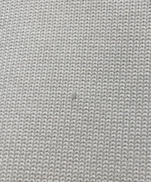 LACOSTE（ラコステ）LACOSTE (ラコステ) フロントワッペンニット ホワイト サイズ:3の古着・服飾アイテム