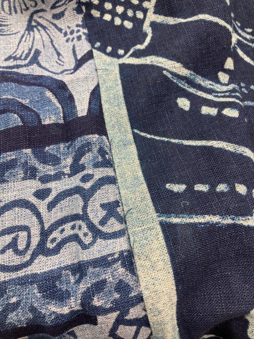 45R（フォーティファイブ・アール）45R (フォーティファイブ・アール) バンダナパッチワークのキャミドレス インディゴ サイズ:表記なしの古着・服飾アイテム