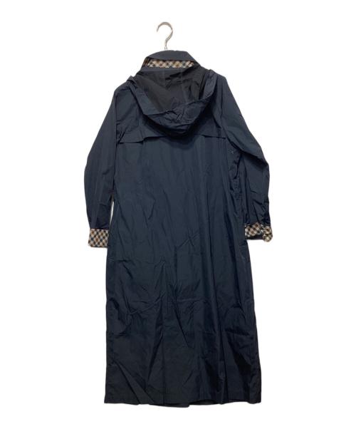 Aquascutum（アクアスキュータム）Aquascutum (アクアスキュータム) レインコート ネイビー サイズ:M～L対応の古着・服飾アイテム