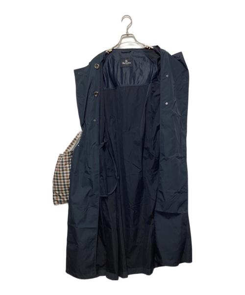 Aquascutum（アクアスキュータム）Aquascutum (アクアスキュータム) レインコート ネイビー サイズ:M～L対応の古着・服飾アイテム