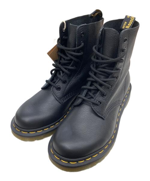 Dr.Martens（ドクターマーチン）Dr.Martens (ドクターマーチン) PASCAL VIRGINIA 8 ホールブーツ ブラック サイズ:UK5の古着・服飾アイテム