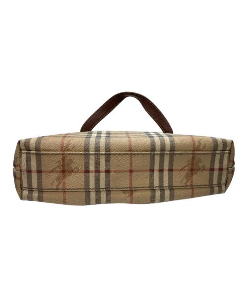 Burberry's（バーバリー）Burberry's (バーバリー) シャドーホースノヴァチェックトートバッグ ブラウンの古着・服飾アイテム