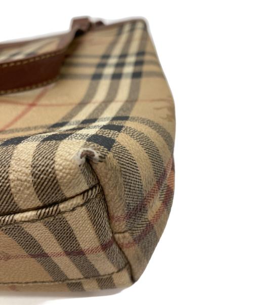 Burberry's（バーバリー）Burberry's (バーバリー) シャドーホースノヴァチェックトートバッグ ブラウンの古着・服飾アイテム