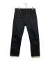 HAND ROOM（ハンドルーム）の古着「WIDE FIT 5 POCKET JEANS/デニムパンツ」｜ブラック