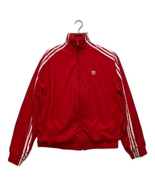 adidas（アディダス）adidas (アディダス) Adilenium オーバーサイズ トラックトップ ジャケット レッド サイズ:XLの古着・服飾アイテム