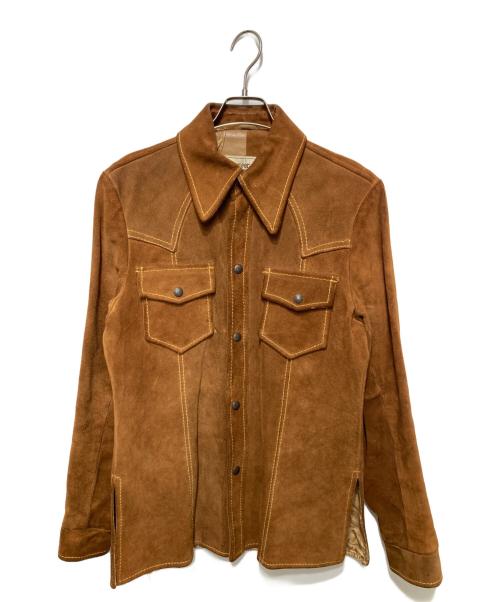 Pioneer（パイオニア）Pioneer (パイオニア) スウェードウエスタンジャケット ブラウン サイズ:38Lの古着・服飾アイテム