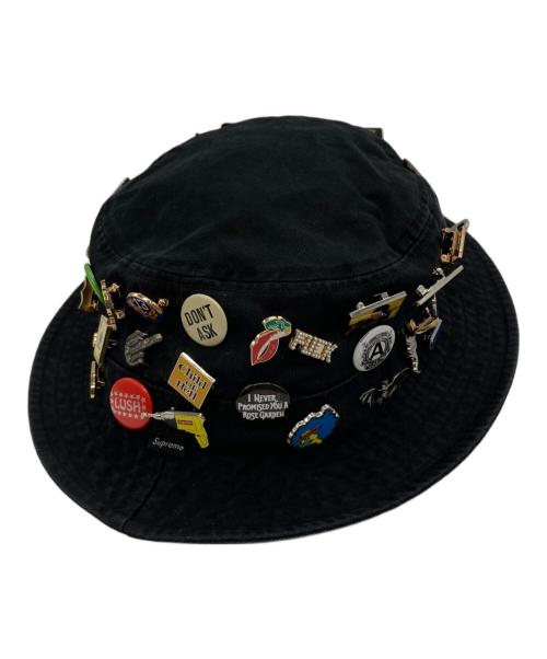 SUPREME（シュプリーム）Supreme (シュプリーム) Pins Crusher M/L /バケットハット ブラックの古着・服飾アイテム