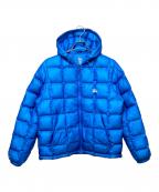 stussyステューシー）の古着「ダウンジャケット/MIDWEIGHT HOODED PUFFER」｜ブルー