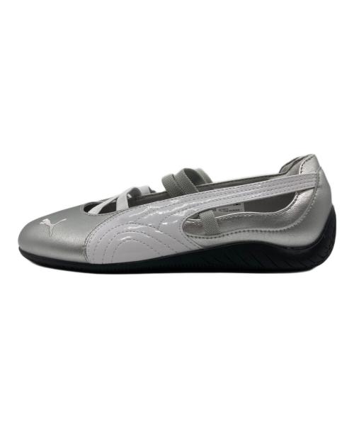 PUMA（プーマ）PUMA (プーマ) SPEEDCAT BALLET METALLIC/スピードキャット バレエ メタリック ウィメンズ シルバー サイズ:24 未使用品の古着・服飾アイテム