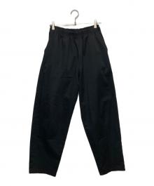 FreshService（フレッシュサービス）の古着「CORPORATE EASY PANTS/コーポレート イージー パンツ/ポリエステルパンツ」｜ブラック