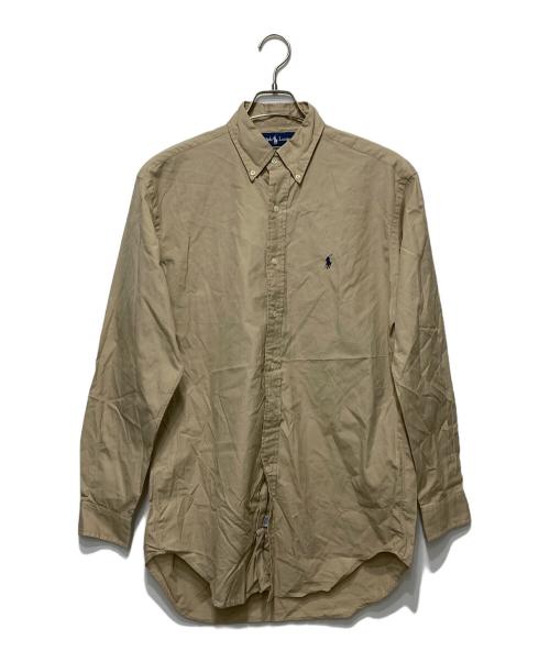 RALPH LAUREN（ラルフローレン）RALPH LAUREN (ラルフローレン) BLAKE ボタンダウンシャツ ベージュ サイズ:Sの古着・服飾アイテム