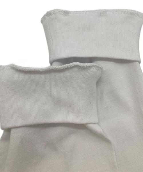 sacai（サカイ）sacai (サカイ) MADSAKI Embroidery ロングスリーブカットソー ホワイト サイズ:4の古着・服飾アイテム