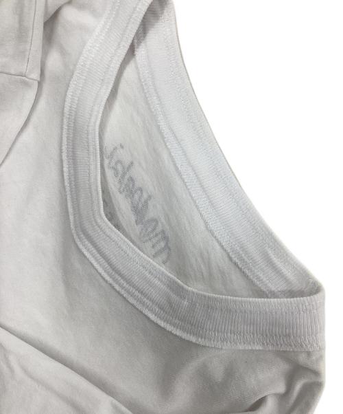 sacai（サカイ）sacai (サカイ) MADSAKI Embroidery ロングスリーブカットソー ホワイト サイズ:4の古着・服飾アイテム