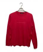 UNDERCOVERアンダーカバー）の古着「ロングスリーブカットソー」｜レッド