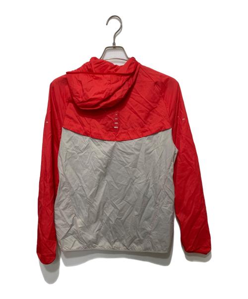 NIKE（ナイキ）NIKE (ナイキ) レペル UV ランニングジャケット レッド×グレー サイズ:Sの古着・服飾アイテム