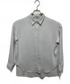 Nobleノーブル）の古着「シーズンカラープレーンシャツ」｜サックスブルー