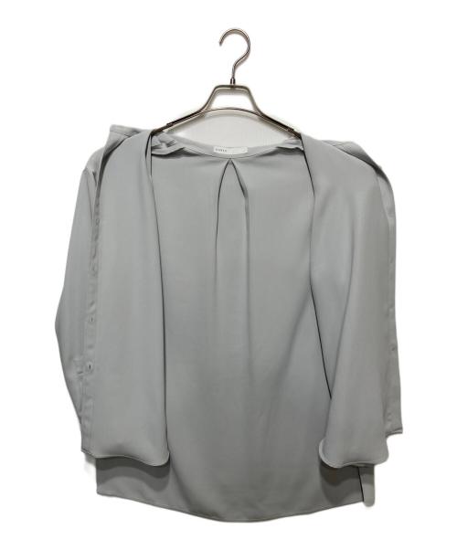 Noble（ノーブル）Noble (ノーブル) シーズンカラープレーンシャツ サックスブルー サイズ:Fの古着・服飾アイテム