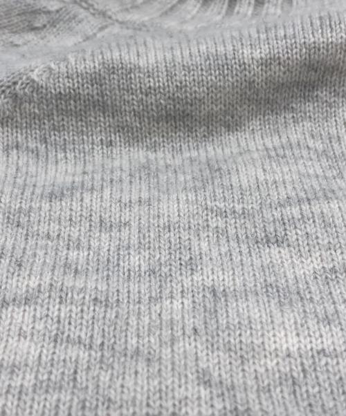 KUMIKYOKU（クミキョク）KUMIKYOKU (クミキョク) ウールカシミヤニット グレー サイズ:Free 未使用品の古着・服飾アイテム