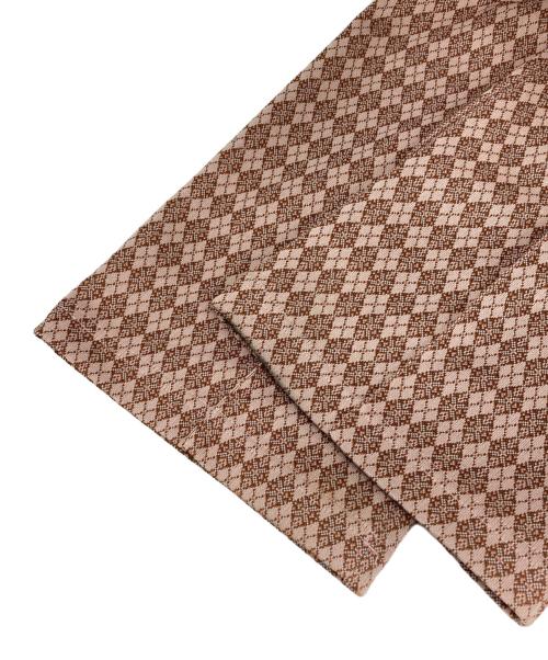 Needles（ニードルズ）Needles (ニードルズ) 総柄トラックパンツ ベージュ サイズ:Sの古着・服飾アイテム