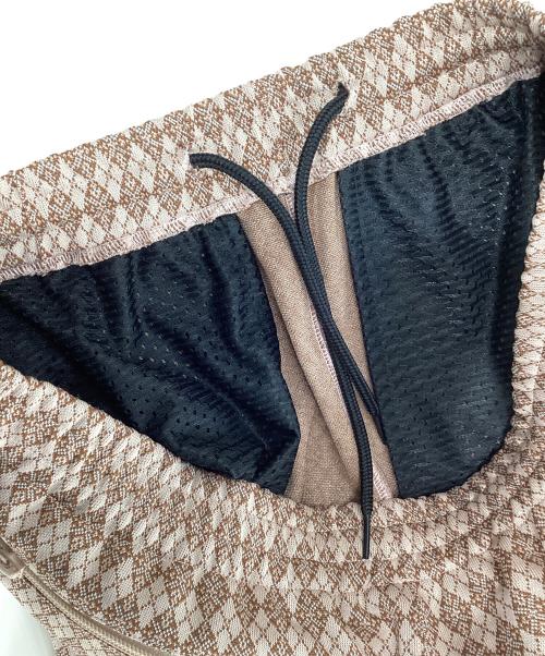 Needles（ニードルズ）Needles (ニードルズ) 総柄トラックパンツ ベージュ サイズ:Sの古着・服飾アイテム