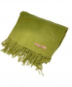 Acne studiosアクネ ストゥディオス）の古着「フリンジウールスカーフ/ウールストール」｜オリーブ