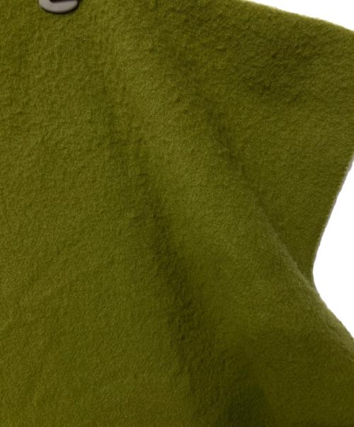 Acne studios（アクネ ストゥディオス）ACNE STUDIOS (アクネ ストゥディオス) フリンジウールスカーフ/ウールストール オリーブ サイズ:200×70㎝の古着・服飾アイテム