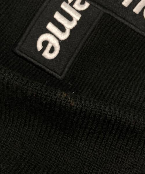 SUPREME（シュプリーム）Supreme (シュプリーム) New Era (ニューエラ) CROSS BOX LOGO BEANIE/クロスボックスロゴビーニー/ニット帽 ブラックの古着・服飾アイテム