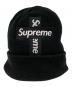 Supreme（シュプリーム）の古着「CROSS BOX LOGO BEANIE/クロスボックスロゴビーニー/ニット帽」｜ブラック