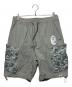 A BATHING APE（ア ベイシング エイプ）の古着「BAPE X NEW BALANCE SHORTS/ベイプ・クロス・ニューバランス・ショーツ/ナイロンパンツ」｜ライトグレー