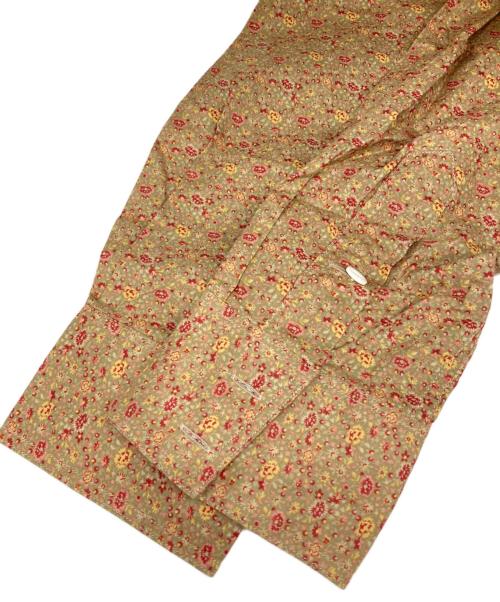 RRL（ダブルアールエル）RRL (ダブルアールエル) フラワー柄ウエスタンシャツ ブラウン サイズ:Mの古着・服飾アイテム