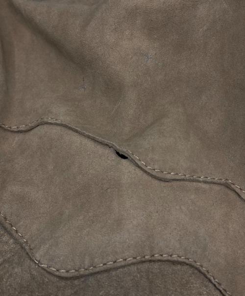 echtes leder（エヒテス レーダァ）echtes leder (エヒテス レーダァ) レザー切替チロリアンベスト ブラウン サイズ:50の古着・服飾アイテム