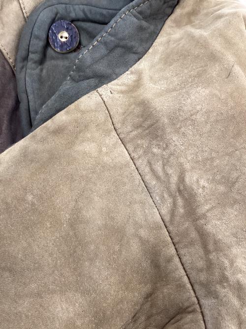 echtes leder（エヒテス レーダァ）echtes leder (エヒテス レーダァ) レザー切替チロリアンベスト ブラウン サイズ:50の古着・服飾アイテム