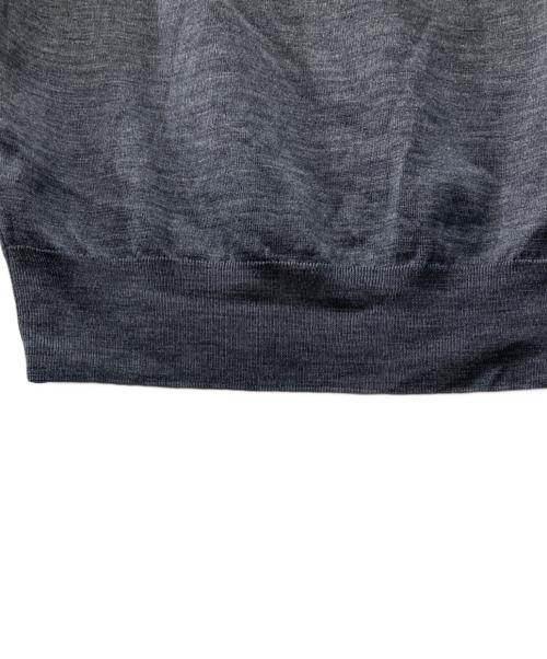 JOHN SMEDLEY（ジョンスメドレー）JOHN SMEDLEY (ジョンスメドレー) Vネックニット グレー サイズ:XSの古着・服飾アイテム