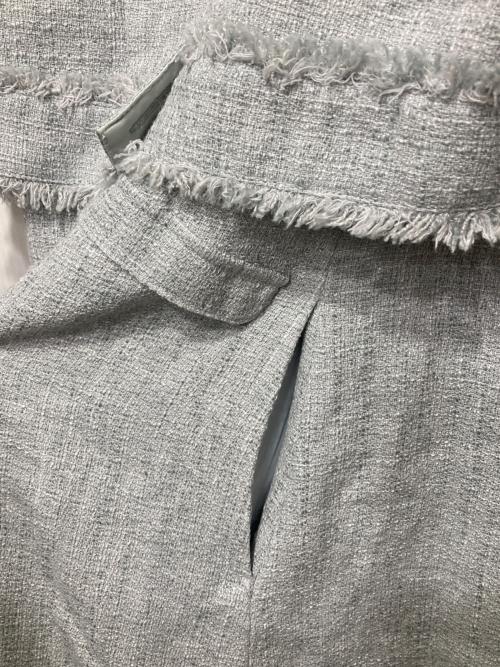 HER LIP TO（ハーリップトゥ）HER LIP TO (ハーリップトゥ) Robertson Tweed Long Dress/ツイード半袖ワンピース ブルー サイズ:Sの古着・服飾アイテム