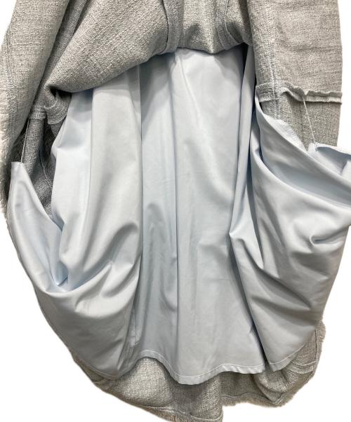 HER LIP TO（ハーリップトゥ）HER LIP TO (ハーリップトゥ) Robertson Tweed Long Dress/ツイード半袖ワンピース ブルー サイズ:Sの古着・服飾アイテム