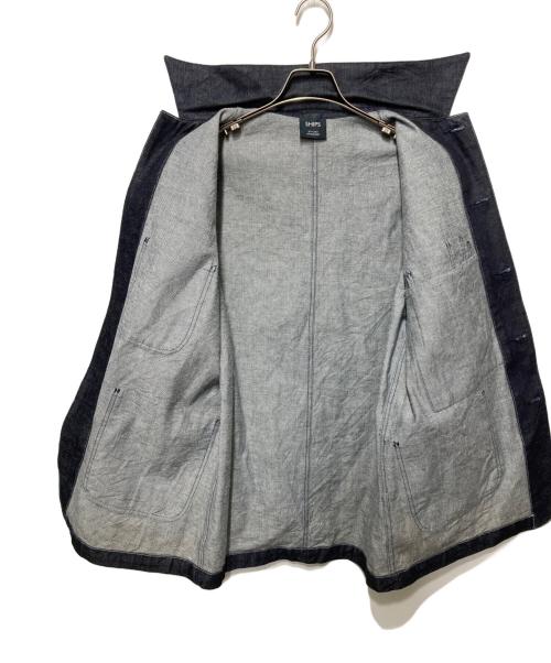 SHIPS（シップス）SHIPS (シップス) セルビッジデニムカバーオール インディゴ サイズ:Lの古着・服飾アイテム