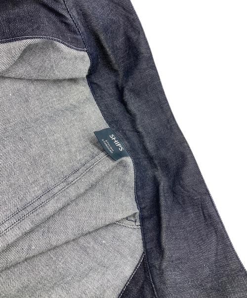 SHIPS（シップス）SHIPS (シップス) セルビッジデニムカバーオール インディゴ サイズ:Lの古着・服飾アイテム