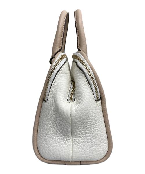 FURLA（フルラ）FURLA (フルラ) シリSサッチェル2WAYショルダーバッグ ベージュ×ホワイトの古着・服飾アイテム