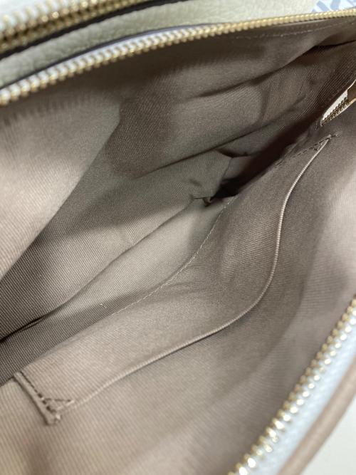 FURLA（フルラ）FURLA (フルラ) シリSサッチェル2WAYショルダーバッグ ベージュ×ホワイトの古着・服飾アイテム