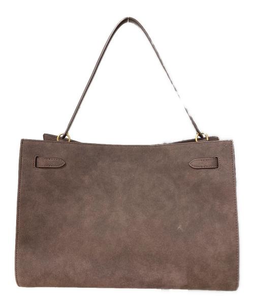Mila Owen（ミラオーウェン）Mila Owen (ミラオーウェン) ワンハンドルソフトハンドバッグ ブラウンの古着・服飾アイテム