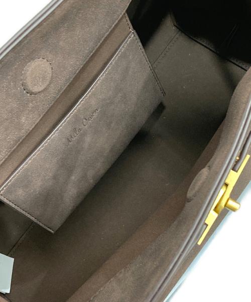 Mila Owen（ミラオーウェン）Mila Owen (ミラオーウェン) ワンハンドルソフトハンドバッグ ブラウンの古着・服飾アイテム