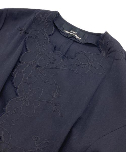 tricot COMME des GARCONS（トリココムデギャルソン）tricot COMME des GARCONS (トリココムデギャルソン) アーカイブ刺繍ワンピース ネイビー サイズ:Sの古着・服飾アイテム