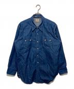 LEVI'S VINTAGE CLOTHINGリーバイス ビンテージ クロージング）の古着「SHORTHORN SAWTOOTH ウエスタンシャツ RIGID /デニムウエスタンシャツ」｜インディゴ