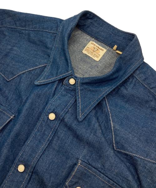 LEVI'S VINTAGE CLOTHING（リーバイス ビンテージ クロージング）LEVI'S VINTAGE CLOTHING (リーバイス ビンテージ クロージング) SHORTHORN SAWTOOTH ウエスタンシャツ RIGID /デニムウエスタンシャツ インディゴ サイズ:Lの古着・服飾アイテム
