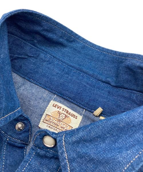 LEVI'S VINTAGE CLOTHING（リーバイス ビンテージ クロージング）LEVI'S VINTAGE CLOTHING (リーバイス ビンテージ クロージング) SHORTHORN SAWTOOTH ウエスタンシャツ RIGID /デニムウエスタンシャツ インディゴ サイズ:Lの古着・服飾アイテム