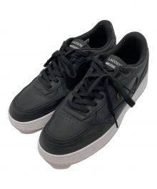 LACOSTE（ラコステ）の古着「スニーカー」｜ブラック