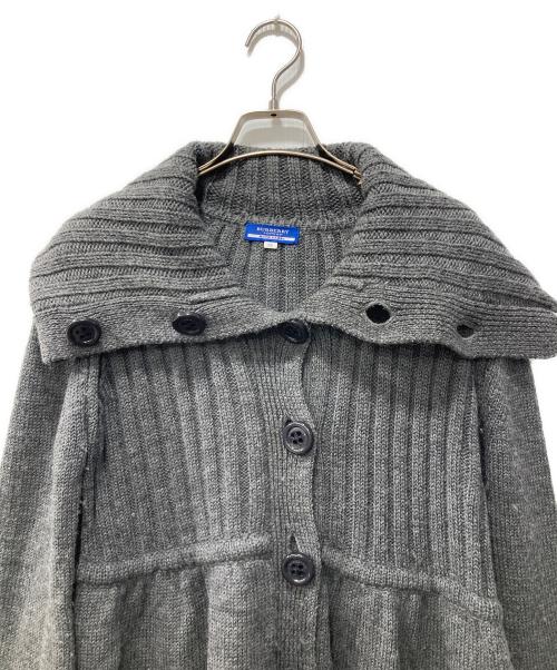 BURBERRY BLUE LABEL（バーバリー ブルー レーベル）BURBERRY BLUE LABEL (バーバリー ブルー レーベル) ニットワンピース グレー サイズ:38の古着・服飾アイテム