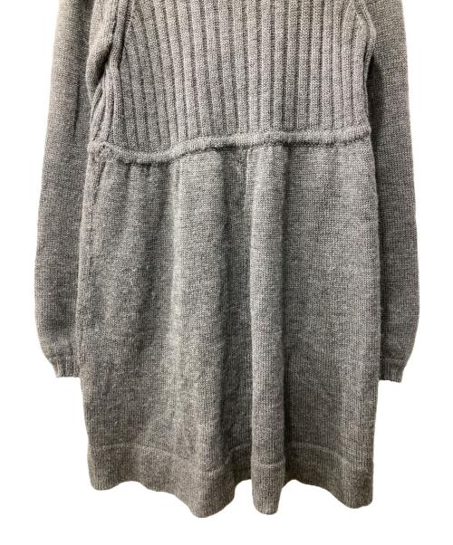 BURBERRY BLUE LABEL（バーバリー ブルー レーベル）BURBERRY BLUE LABEL (バーバリー ブルー レーベル) ニットワンピース グレー サイズ:38の古着・服飾アイテム