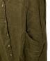 中古・古着 fog linen work (フォグリネンワーク) 半袖リネンワンピース グリーン サイズ:表記なし：8000円